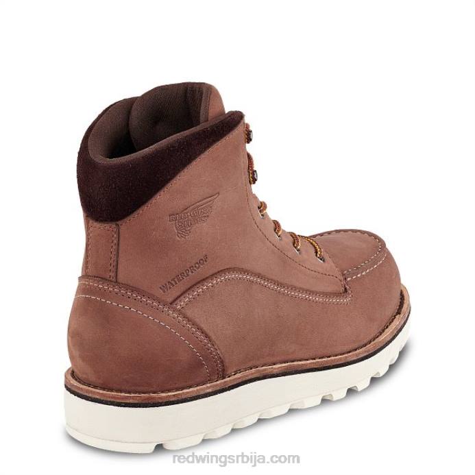 цигла DHPH159 Red Wing рад - стил 2345 занатлијска женска 6-инчна водоотпорна сигурносна чизма