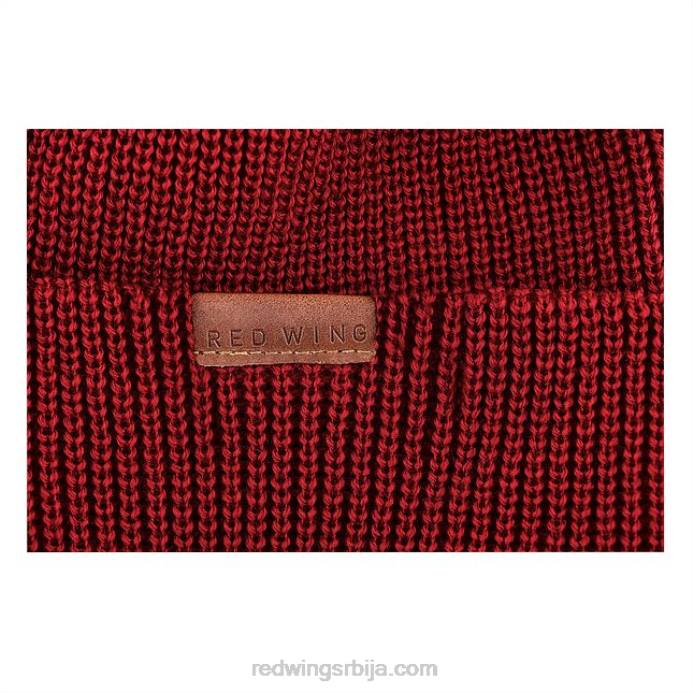 црвена DHPH270 Red Wing плетена капа од мерино вуне стил 97494 унисекс капа од мерино вуне