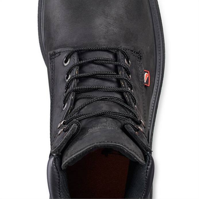 црн DHPH129 Red Wing Ворк - стиле 6670 трухикер мушке 6-инчне водоотпорне сигурносне чизме за планинарење