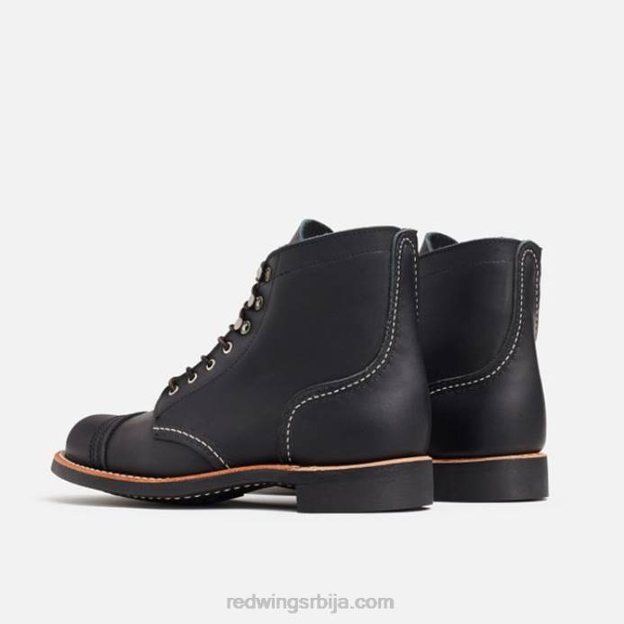 црн DHPH185 Red Wing Херитаге - стиле 3364 ирон рангер женска кратка чизма од ацампо коже