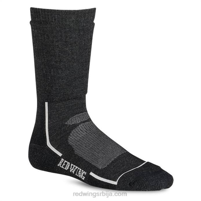 црн DHPH218 Red Wing стил 97642 вунене чарапе са дубоким прстима Мушке чарапе са дубоким прстима