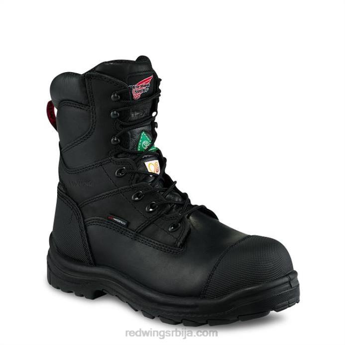 црн DHPH76 Red Wing Ворк - стиле 2260 мушке 6-инчне изоловане водоотпорне сигурносне чизме