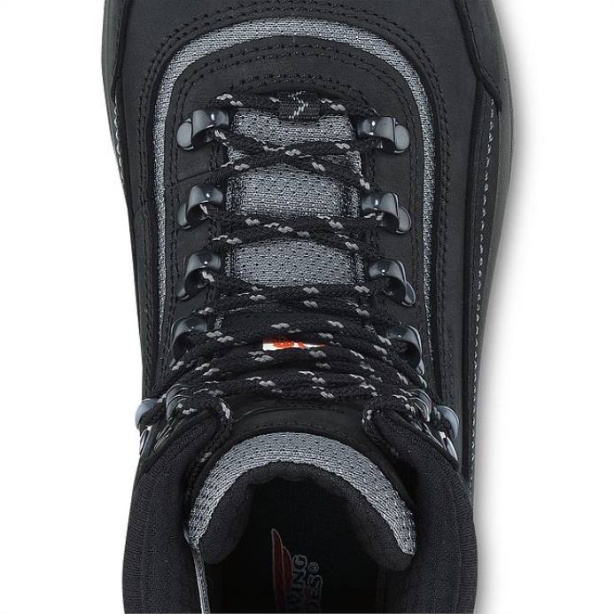 црно/сиво DHPH153 Red Wing ворк - стиле 3554 брнр кп женске водоотпорне чизме од 8 инча са безбедним прстима