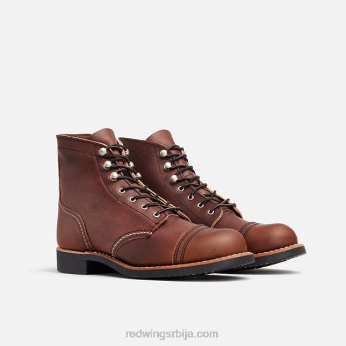 ћилибар DHPH184 Red Wing Херитаге - стиле 3366 ирон рангер женска кратка чизма од граничне коже